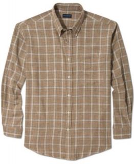 Field & Stream Shirt, Brushed Flannel Work Shirt   Mens Casual Shirts 