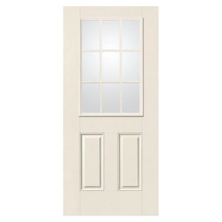 Shop Benchmark by Therma Tru 36 in Half Lite Clear Inswing Entry Door 