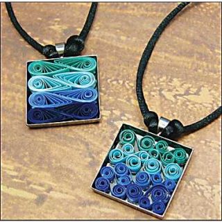 Quilled Creations Quilling Kit, Modern Waves Necklace  