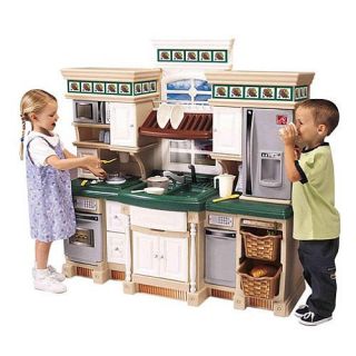 Step2 Lifestyle Deluxe Kitchen with Realistic Sounds, Granite Style 