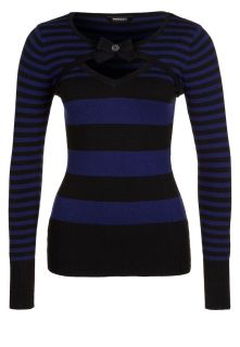 Morgan MUSE   Strickpullover   noir/bleu patriote   Zalando.de