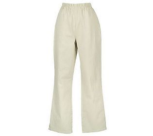 Denim & Co. Regular Original Waist Bootcut Pants w/Side Pockets 