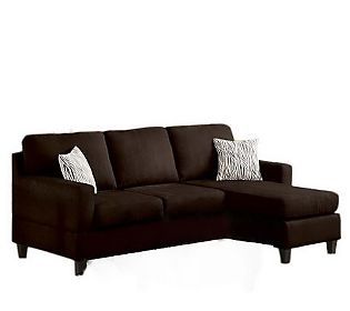 Anthony Microfiber Chaise Sectional Sofa by Acme Furniture — 