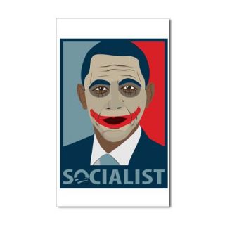 Anti Obama Joker Socialist Rectangle Sticker by elephantusa