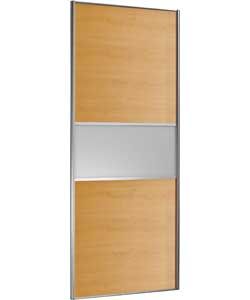 Buy Oak and Glass Fineline Sliding Wardrobe Door   36 Inch at Argos.co 