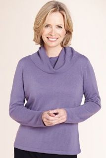 Classic Collection Cashmilon™ Cowl Neck Knitted Top   Marks 