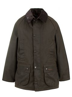 Buy Barbour Classic Beaufort Waxed Jacket, Olive online at JohnLewis 