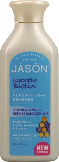 Jason Pure Natural Shampoo Restorative Biotin    16 fl oz   Vitacost 