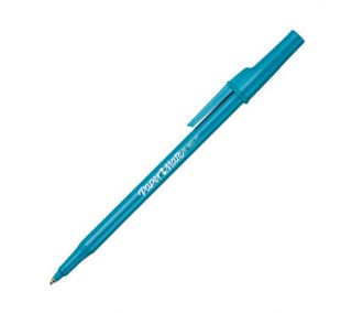 Paper Mate Write Bros. Stick Medium Point Ballpoint Pens, 60 Blue Ink 