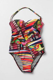Pops Of Print Maillot   Anthropologie