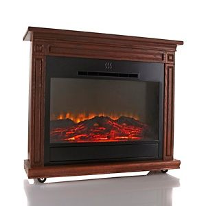Heat Surge Roll n Glow™ Amish Made LED Fireplace 