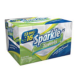 Sparkle ps® Premium Perforated Roll Towels, 2 Ply, 70 Sheets Per Roll 