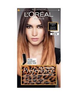 LOreal Preference Wild Ombres No 1 Dip Dye Hair Kit Light Brown to 