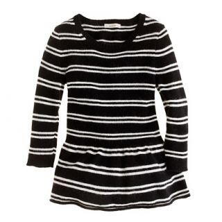 Girls peplum sweater in stripe   wool blend   Girls sweaters   J 