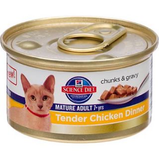 Home Cat Food Hills Science Diet Senior Tender Dinner Adult Canned 