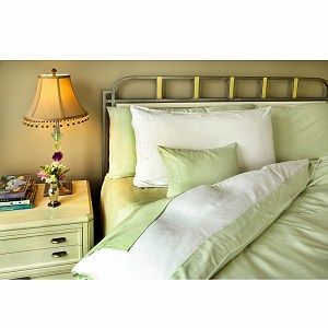 Buy BedVoyage Duvet Cover   Queen, White and Sage & More  drugstore 