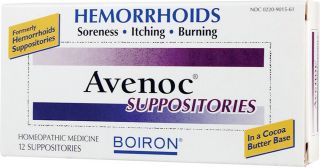 Boiron Hemorrhoids Avenoc Suppositories    12 Suppositories   Vitacost 