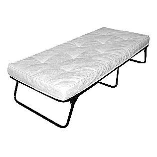 Essential Home Folding Guest Bed With Steel Frame 31W x 74D 