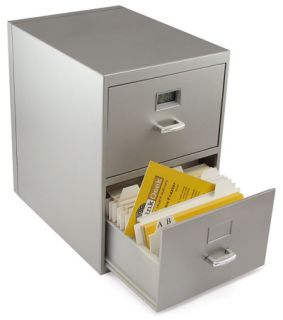 ThinkGeek :: Mini Business Card File Cabinet