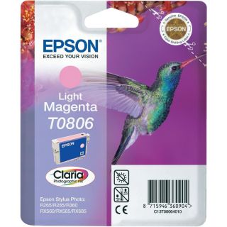 Epson Druckerpatrone / Tinte T0806, C13T08064011, Light Magenta 