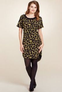 Per Una Geometric Print Lace Tunic Dress   Marks & Spencer 