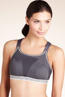 Extra High Impact Non Wired A G Sports Bra   Marks & Spencer 