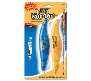BIC Wite Out Exact Liner Correction Tape, 2 Pack