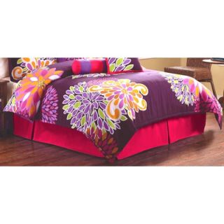 1st Apartment Flower Show Comforter Set and Valance   CS7463TW6 1300