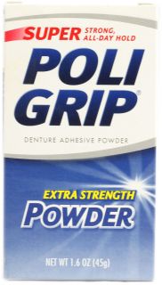 Poli grip Extra Strength Super Poligrip® Powder    1.6 oz   Vitacost 