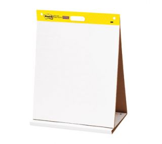 Post it(R) Tabletop Easel Pad, 20 x 23 White, 20 Sheets/Pad, 1 Pd