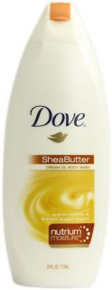 Dove Shea Butter Cream Oil Body Wash Warm Vanilla and Brown Sugar 
