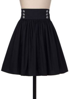 Midnight Mariner Skirt  Mod Retro Vintage Skirts  ModCloth