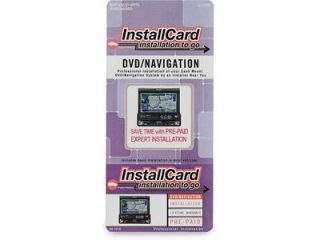 InstallCard In dash Navigation Prepaid professional installation of 