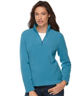 Comfort Fleece, Quarter Zip Pullover: Fleece Tops and Sweatshirts 