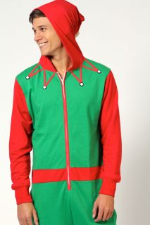  Mens Clothing  Onesies  Elf Design Supersoft Fleece 