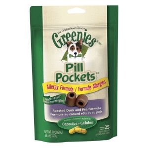 Greenies Pill Pockets Allergy Formula Capsules for Dogs   Health 