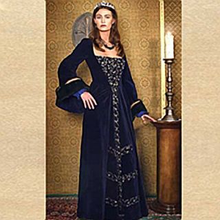 Queen Katherine Gown Womens Costume   Sizes L XL