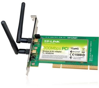 TP LINK TL WN851N Wireless N PCI Adapter Deals  Pcworld