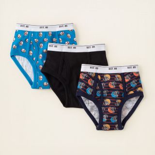 boy   sleep & underwear   football briefs 3 pack  Childrens Clothing 