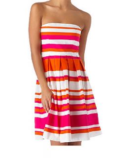 White Pattern (White) Stripe Prom Dress  227285419  New Look
