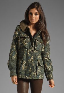 MARC BY MARC JACOBS Resort Forks Parka in Forest Night Multi at 