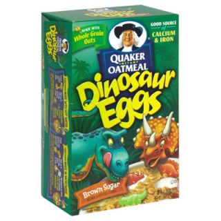 Quaker Instant Oatmeal   Brown Sugar   Dinosaur Eggs   1 Box (8 
