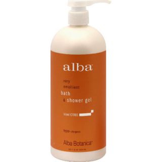 Alba Botanica Bath and Shower Gel   Oisland Citrus   1 Bottle (32 oz)