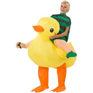 Rubber Duck Rider Inflatable Adult Costume   One Size