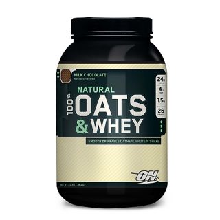 Buy the Optimum Nutrition Natural 100% Oats & Whey   Milk Chocolate on 