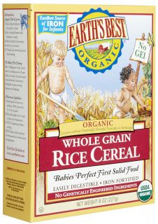 Earths Best Rice Cereal   8 oz   