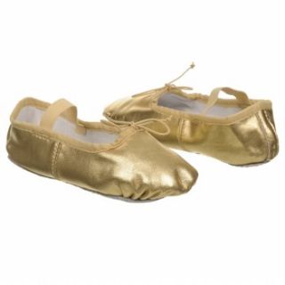 Kids Dance Class  Metallic Ballet Pre/Grd Gold Shoes 
