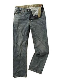 Homepage  Men  Jeans  Howick Cotton vintage denim jeans