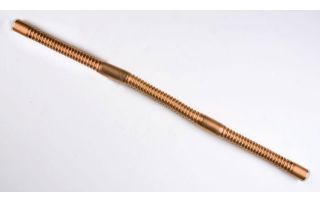 Flexible Crimmed Pipe   Copper   15mm   Long from Homebase.co.uk 