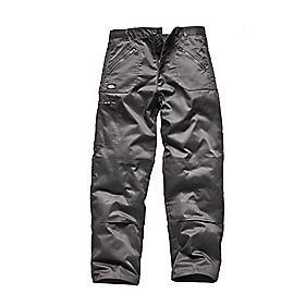 Dickies Redhawk Action Trousers Grey 36W 32L  Screwfix
